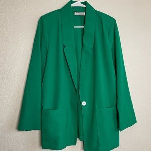 Green blazer